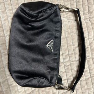 Prada Vintage Nylon Mini Black Bag